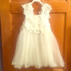 White Flower-girl Dress